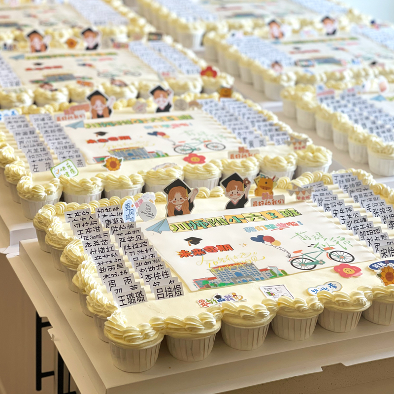 新款超大长方形蛋糕盒开业庆典节日聚会公司年会透明网红蛋糕盒子