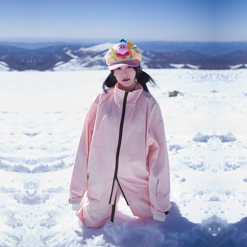 冬新日常防风防水单双滑板滑雪服情侣款滑雪服衣裤套装TZ032-P210