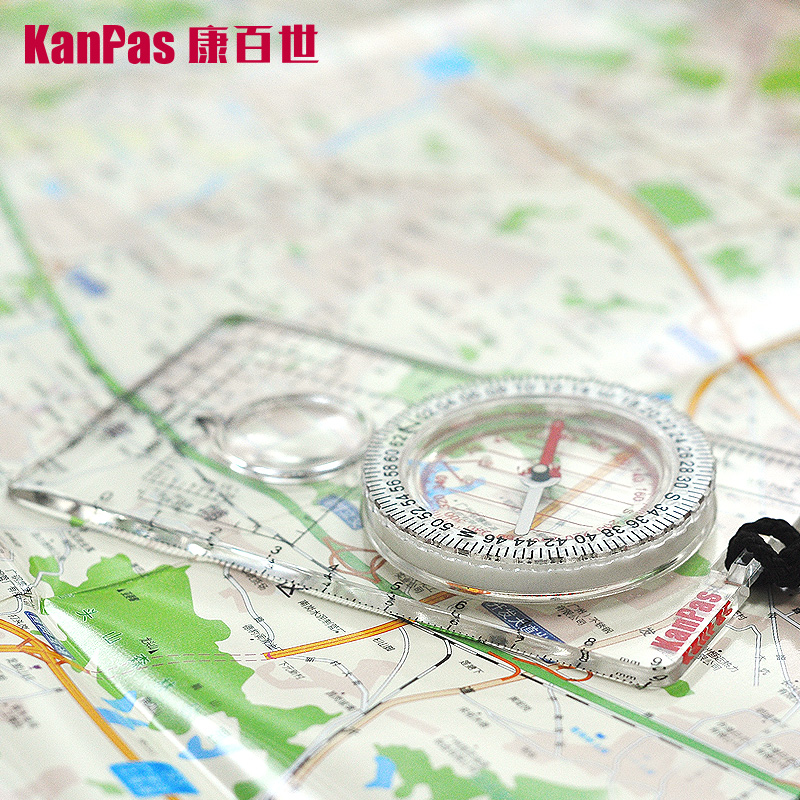 Kanpas高品质专业制图地质户外地图指南针指北针升级版齐全比例尺