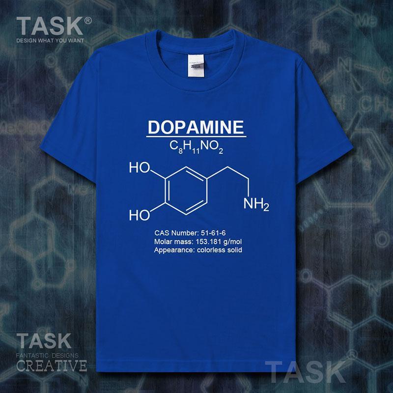 多巴胺分子式dopamine兴奋化学肾上腺素爱情短袖T恤男女装设 无界
