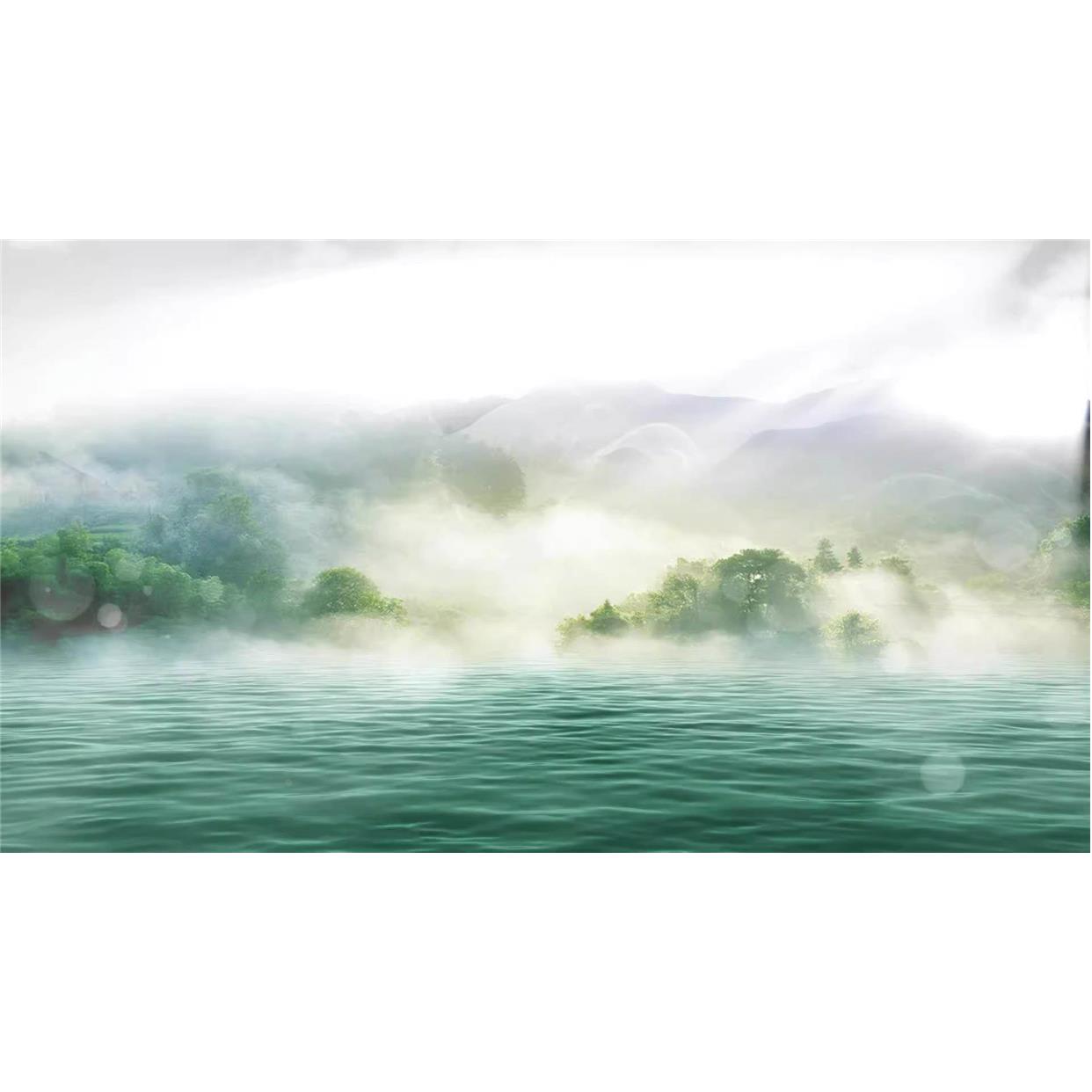 唯美的山水自然写意意境风光歌曲舞蹈节目背景led视频素材