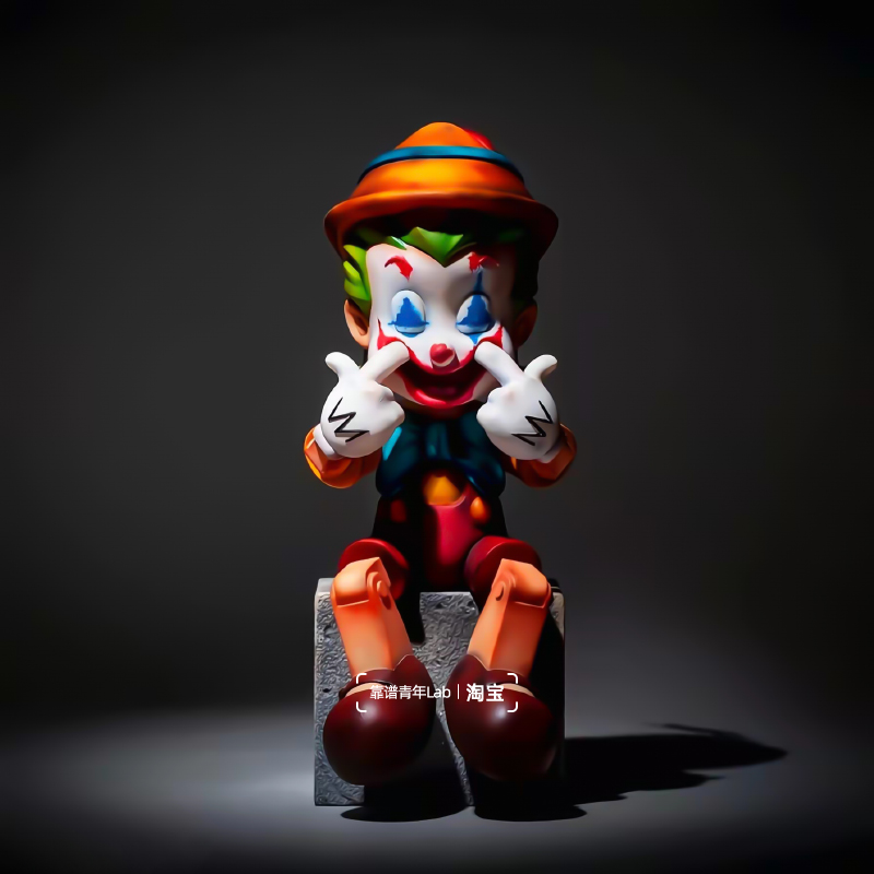 Joker匹诺曹小丑手办桌面摆件愚者乐园联名公仔潮玩艺术雕塑现货