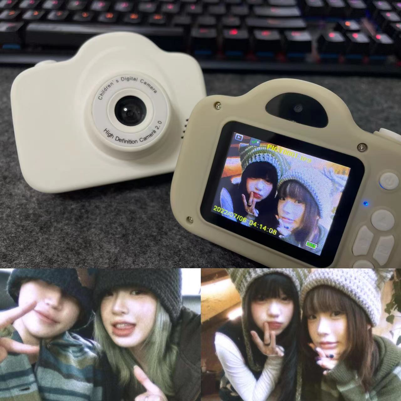女生可爱CCD数码小相机学生党录像机卡片机校园儿童相机复古自拍
