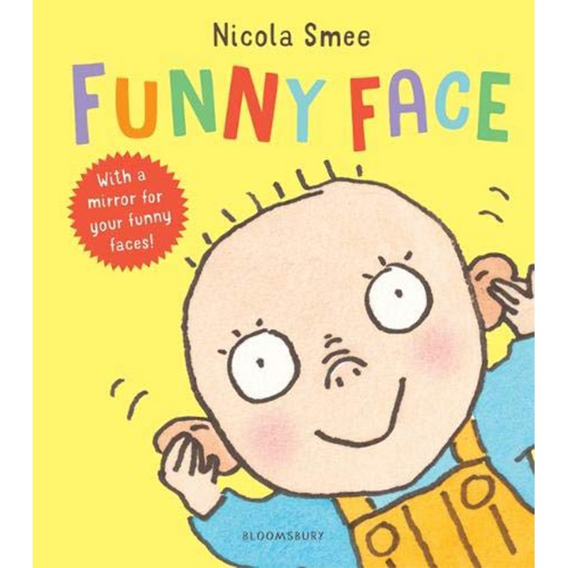 看看有趣的表情包 英文原版 Funny Face 低幼早教认知纸板书 0-5岁