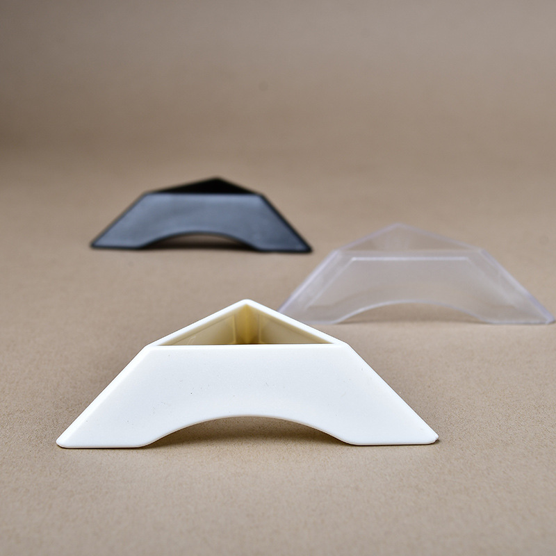 三角镂空底座水晶球原石矿石标本紫晶簇立方体支架展示架摆件底托