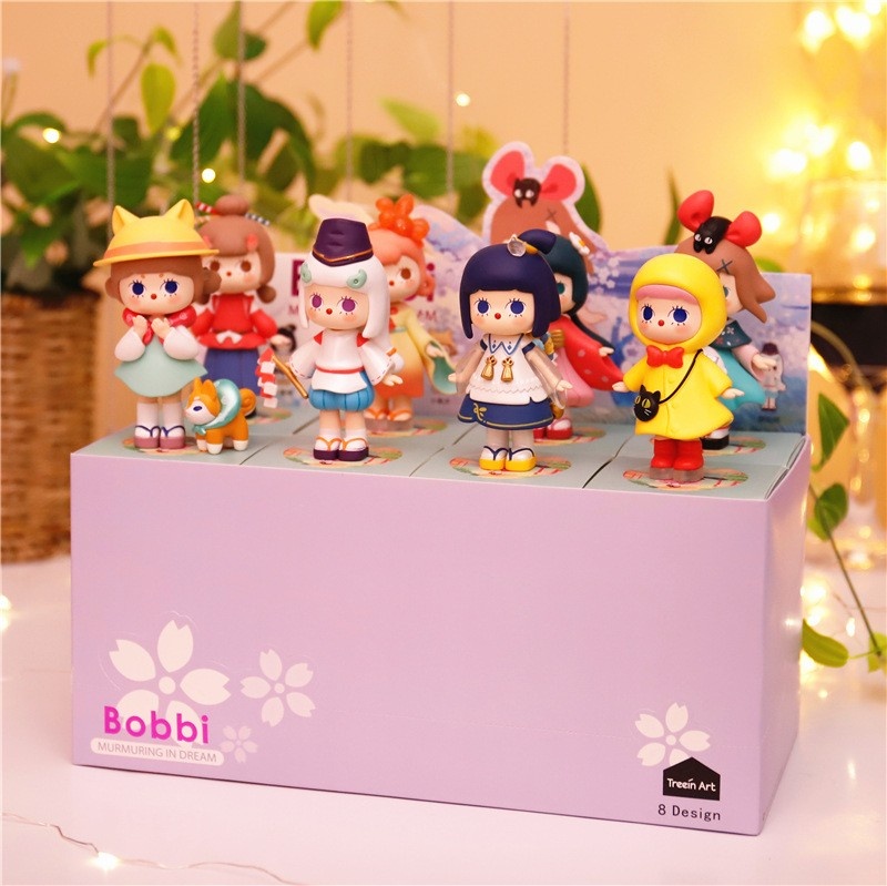 盲盒bobbi正版2023网红新款公仔手办儿童生日礼物送女孩子圣诞节