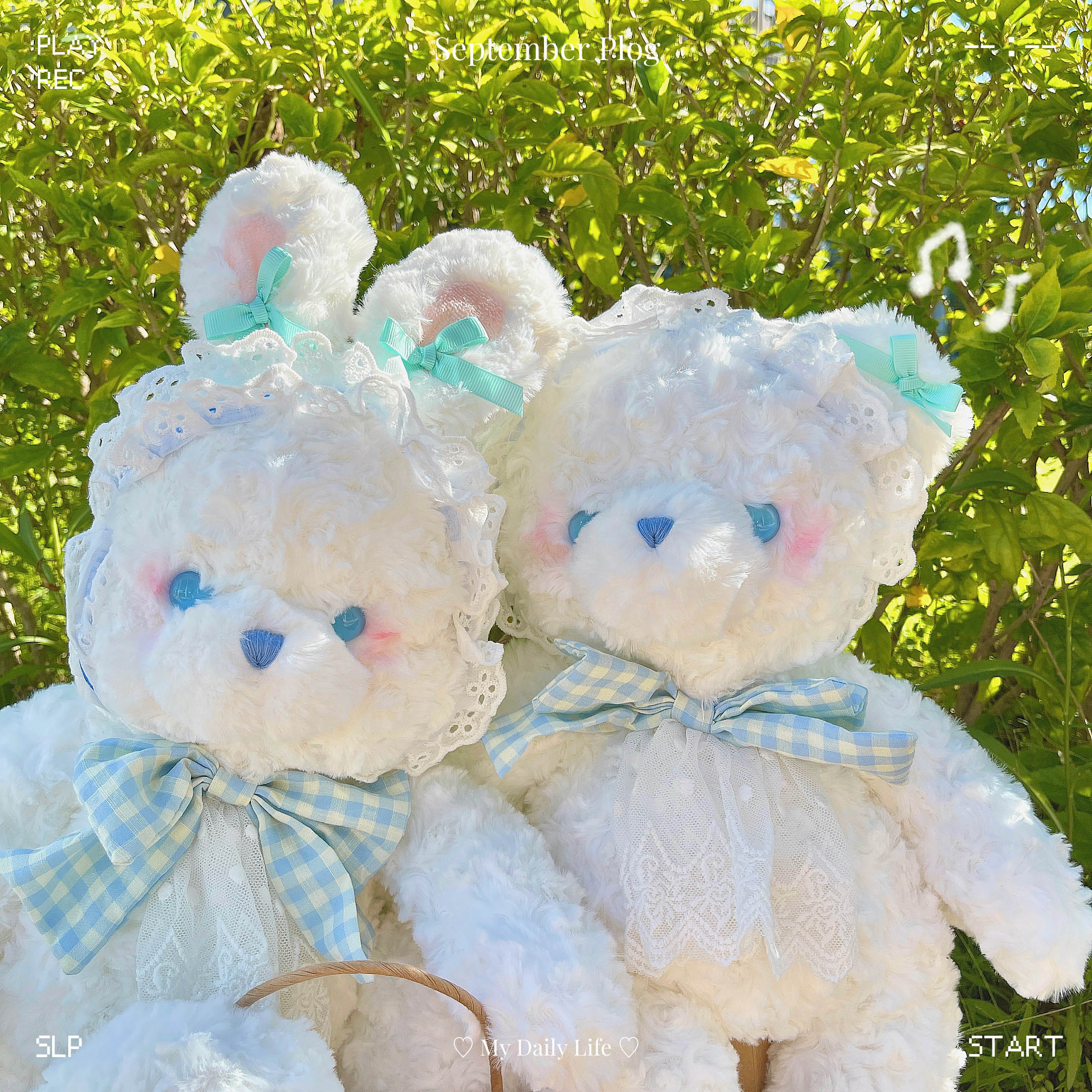 柔软毛绒小兔子洛丽塔小熊儿童玩偶抱着陪睡公仔娃娃女生礼物ins