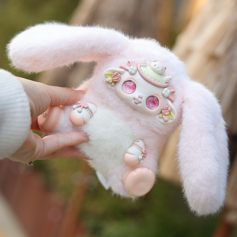 正版礼盒超萌小兔子玩偶潮玩公仔毛绒玩具送女生儿童生日礼物娃娃