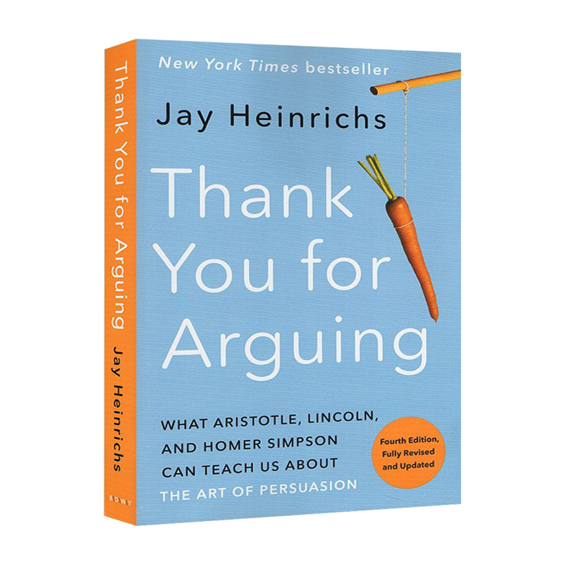 英文原版 Thank You for Arguing  Fourth Edition Revised and Updated 谢谢你的争论 第四版 修订和更新 英文版 进口英语书籍