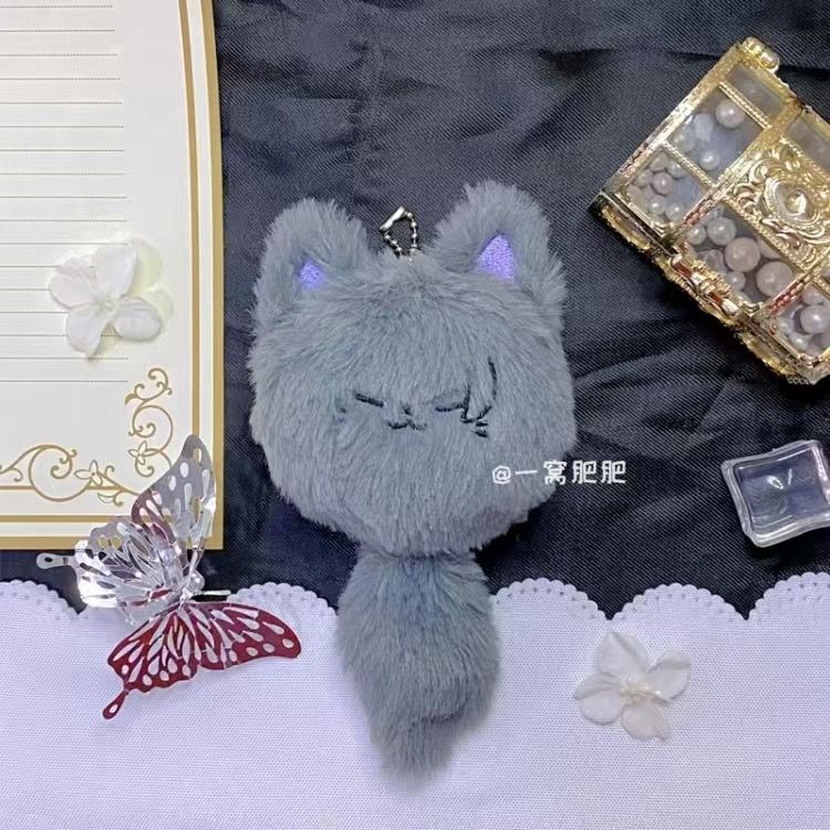[猫猫球]咒术同人回战周边五条悟猫刺绣毛绒公仔挂件可爱玩具玩偶