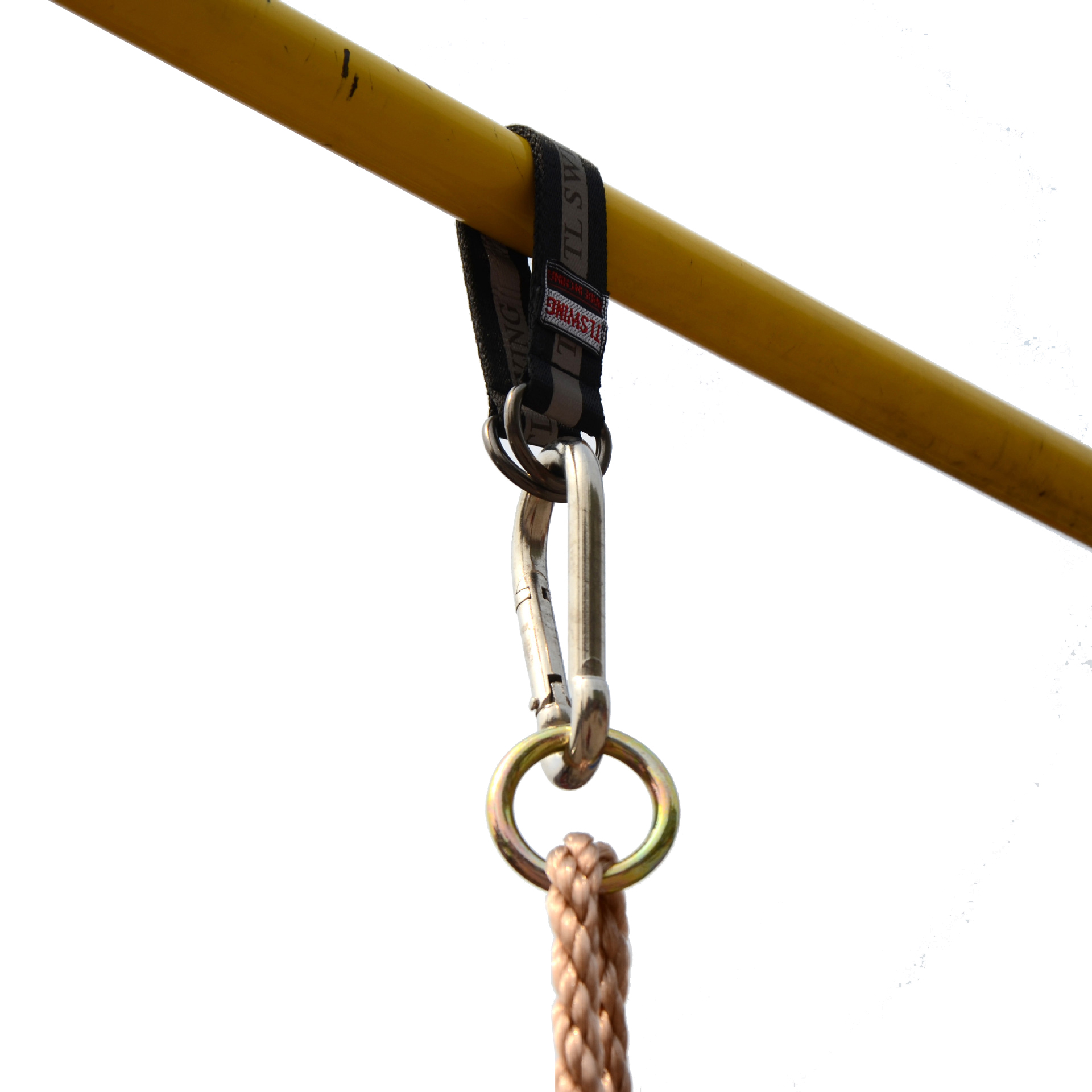 儿童秋千配件连接带铁链金属扣登山器连接器耐磨承重强