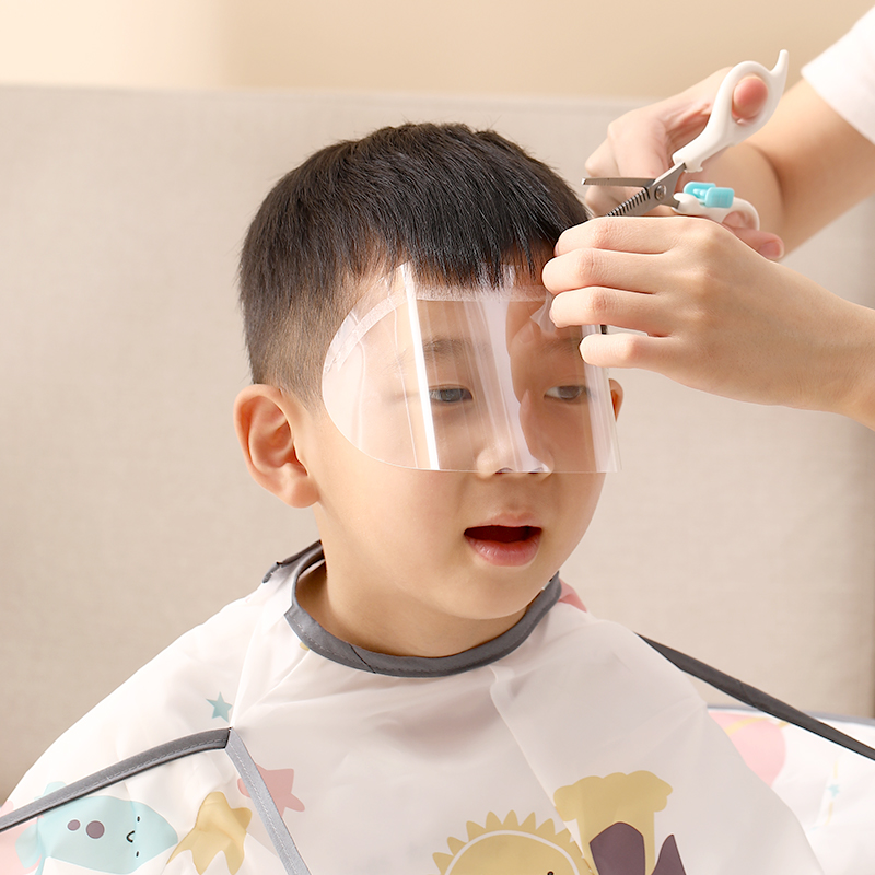儿童理发面罩剪刘海神器一次性防碎发挡板小孩宝宝剪头发遮挡脸贴