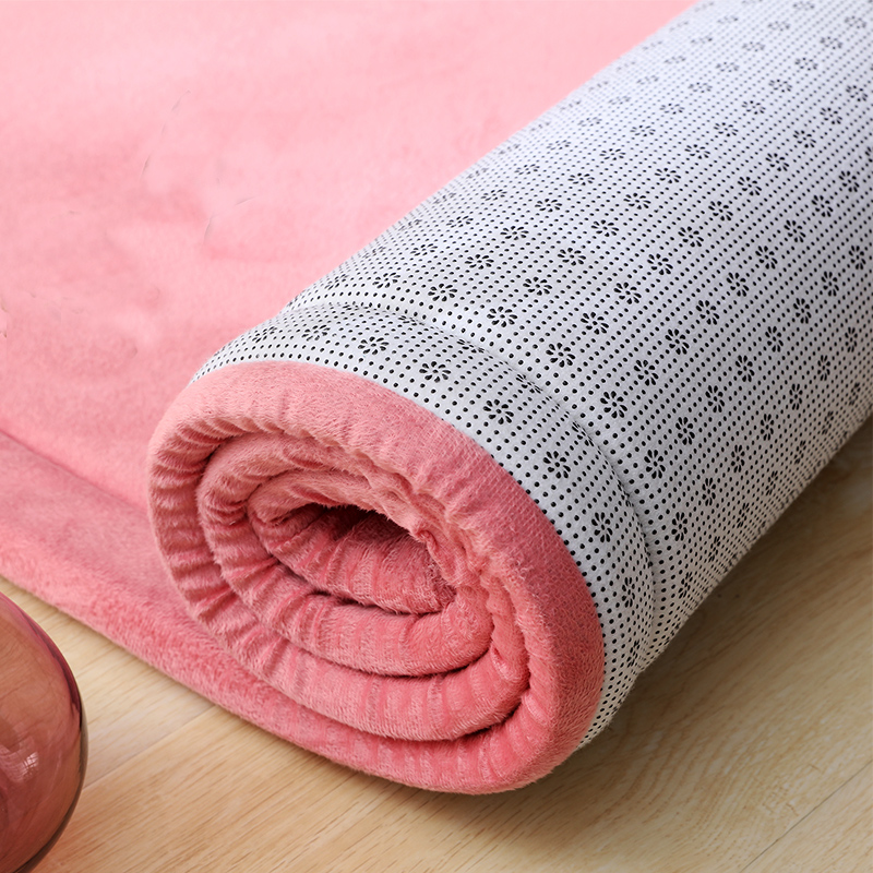 加厚榻榻米垫定做炕垫可爱粉色少女公主房间小地毯卧室床边防摔垫