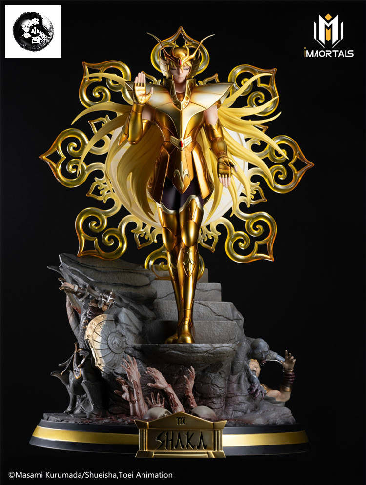 【李小西弟弟】天神工业 处女座黄金圣斗士·沙加 正版授权雕像