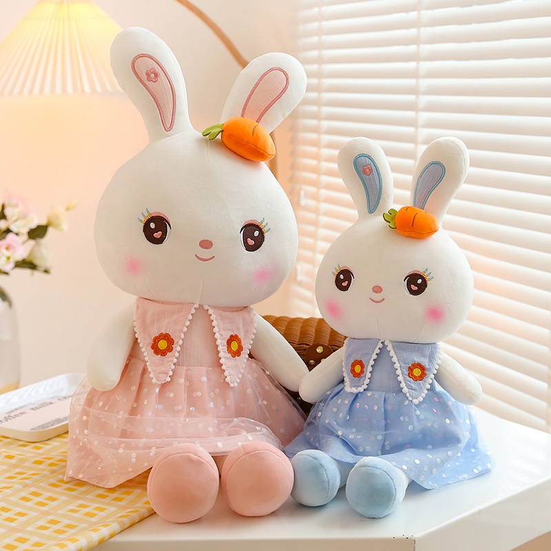 兔子毛绒玩具小白兔抱睡公仔大号睡觉抱枕女孩玩偶可爱布娃娃超软
