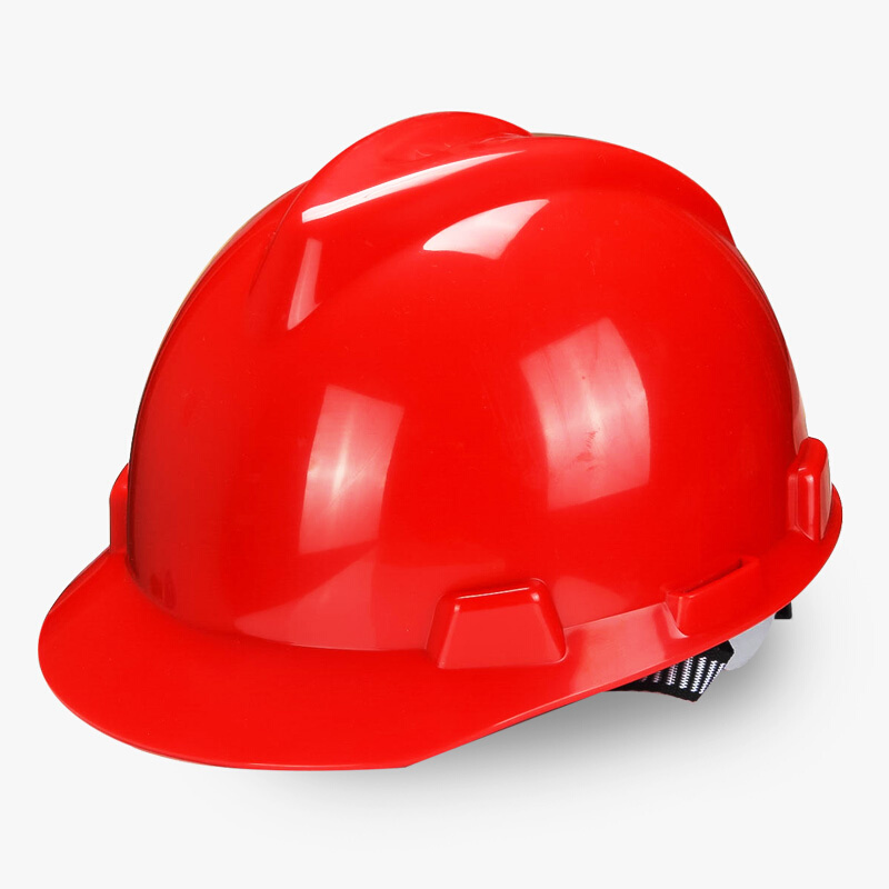 。安全帽工地施工电力用头盔建筑工程领导帽子订制红黄白色印字透