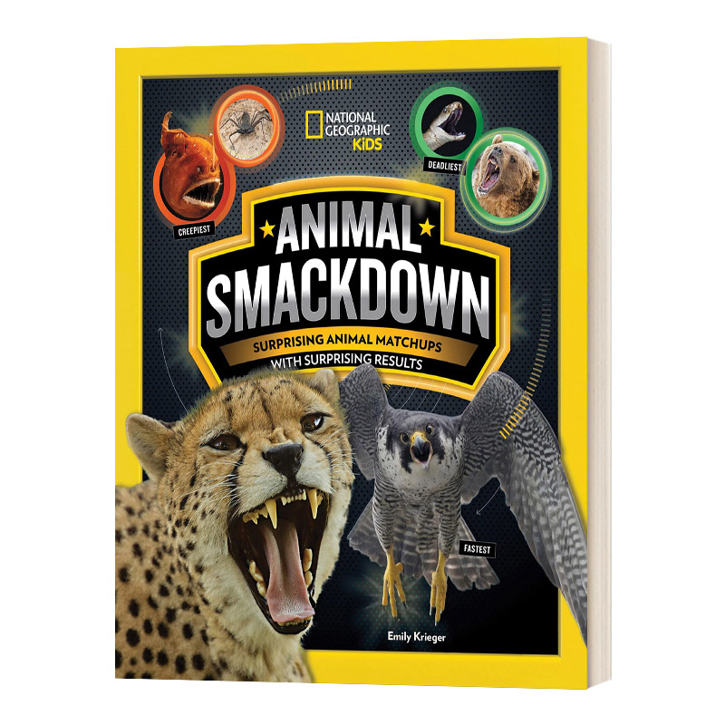 英文原版 Animal Smackdown 动物对决 令人惊讶的动物对决和令人惊讶的结果 国家地理儿童 科普百科 英文版 进口英语原版书籍