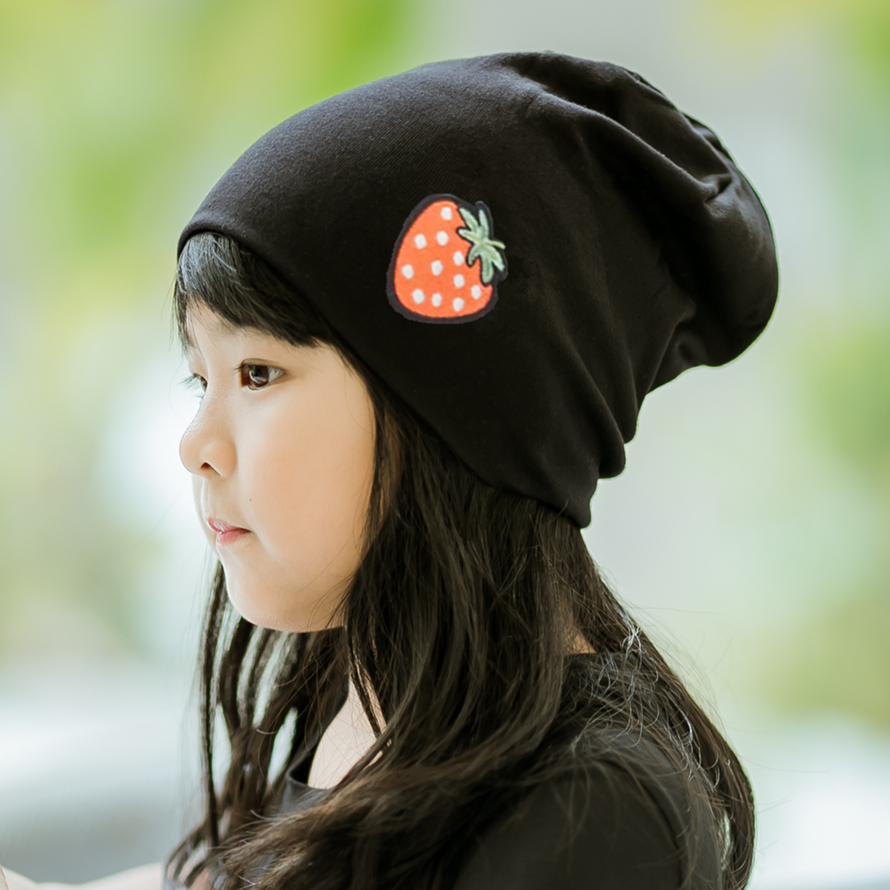 女童秋冬帽子全棉护耳套头帽儿童堆堆帽韩版包头帽子潮睡眠月子帽