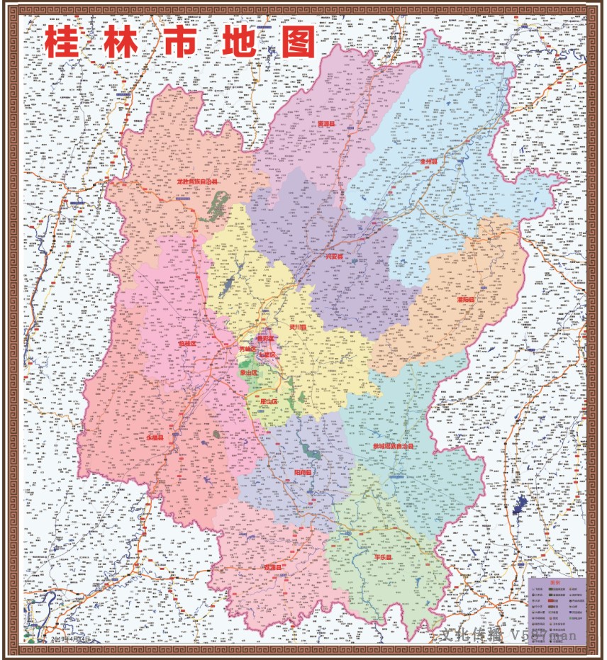 桂林永福地图全图