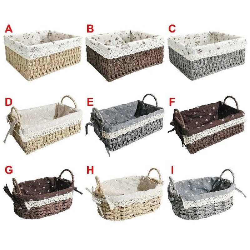 Rattan Storage Basket Decorative Baskets Household Items