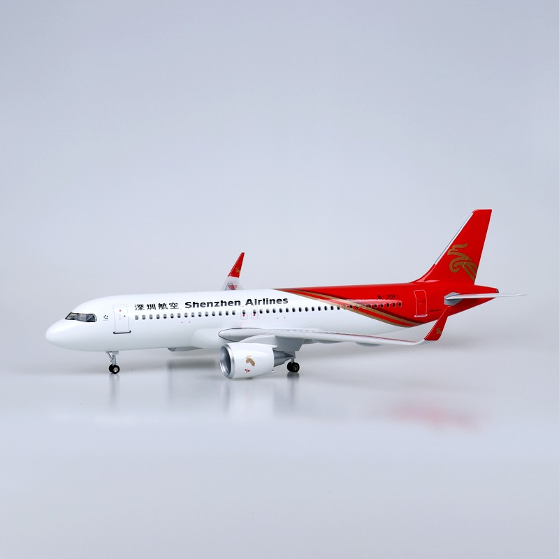 深圳航空飞机模型仿真航模深航客机带轮子波音737空客330 320礼品