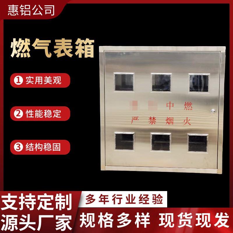 室外卡计量保护箱家用水电燃气调压箱六表位左右组合燃气表箱