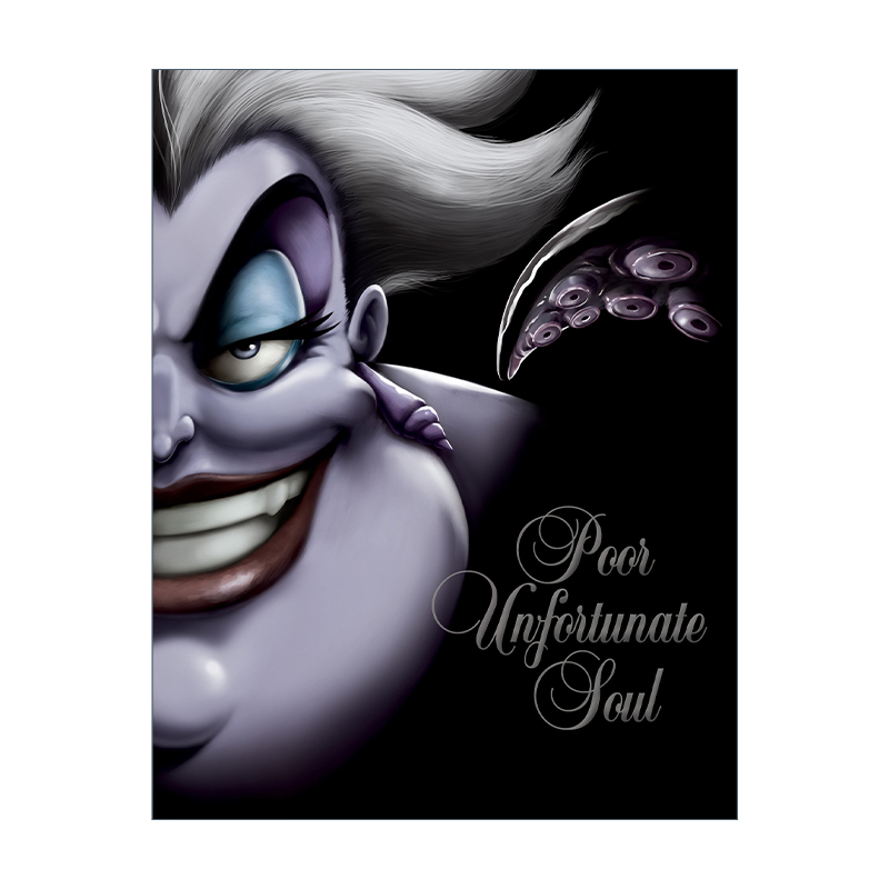 英文原版 Poor Unfortunate Soul 迪士尼反派系列 海上女巫的故事 小美人鱼 精装 英文版 进口英语原版书籍