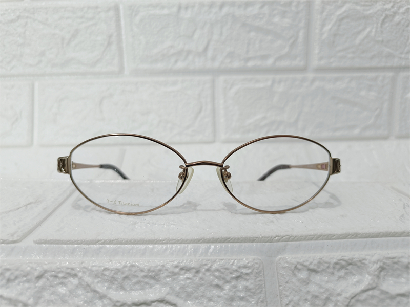 外贸zoff大圆镜面眼镜框复古全框商务百搭眼镜框素颜钛高度数遮脸