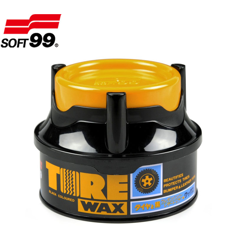 SOFT99 轮胎美化保护蜡汽车轮胎蜡上光蜡 防止轮胎橡胶老化蜡