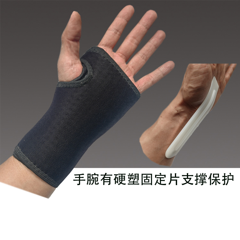 清仓正品出口运动护腕硬塑片固定保护手腕辅助恢复加强护腕