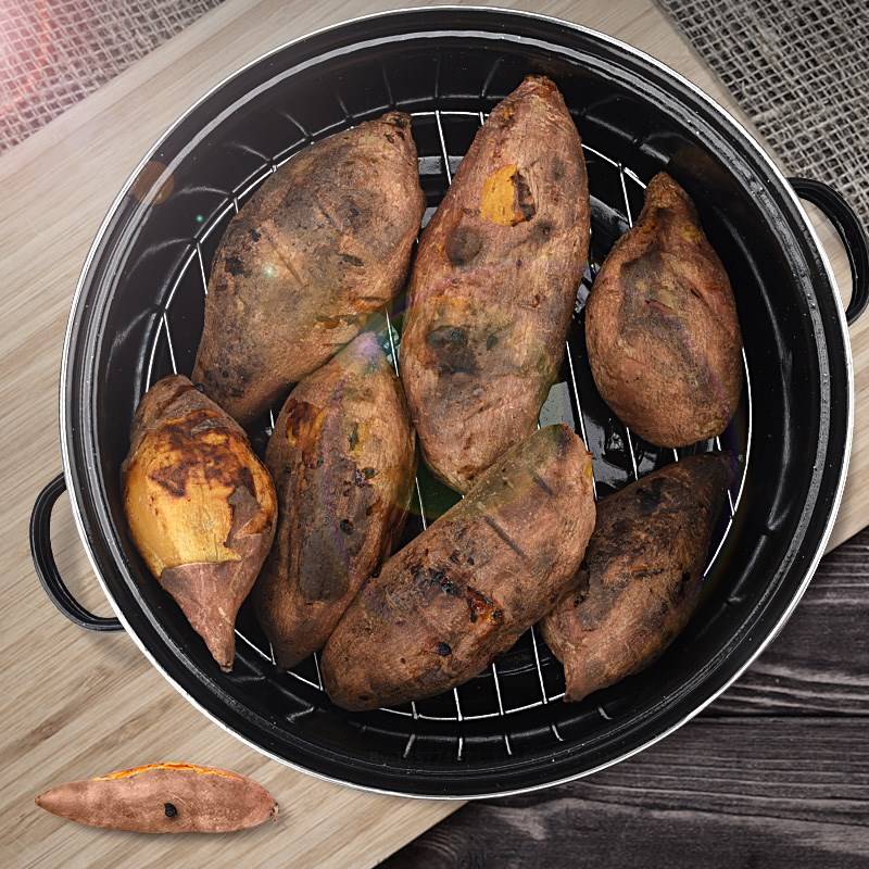 电烤红薯专用炉专用烤箱土豆神器铸铁地瓜锅玉米土豆板栗烤肉家用