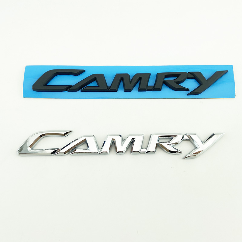 适用06-16年款六七代凯美瑞车标 CAMRY英文字母标志后备尾箱贴标