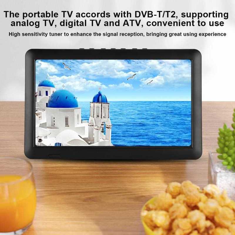 11 Inch DVB-T/T2 1080P Television 1920*1280 Portable HD Digi