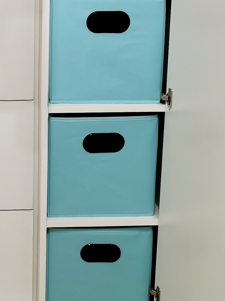 正方形收纳盒定制可折叠抽屉式格子柜家居衣服玩具书本布艺储物箱