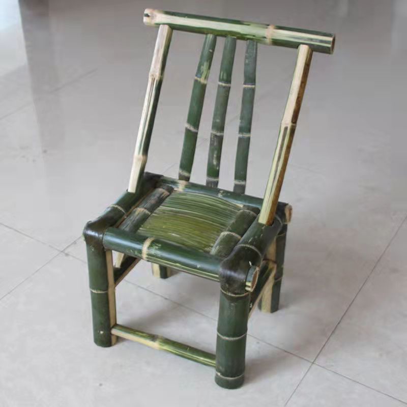 竹椅子 农家纯手工制作纯楠竹成人靠背座椅竹编竹凳子老式传统椅