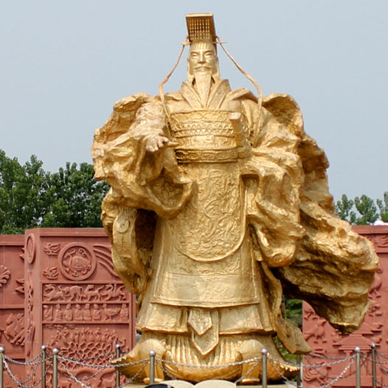 秦始皇雕塑像