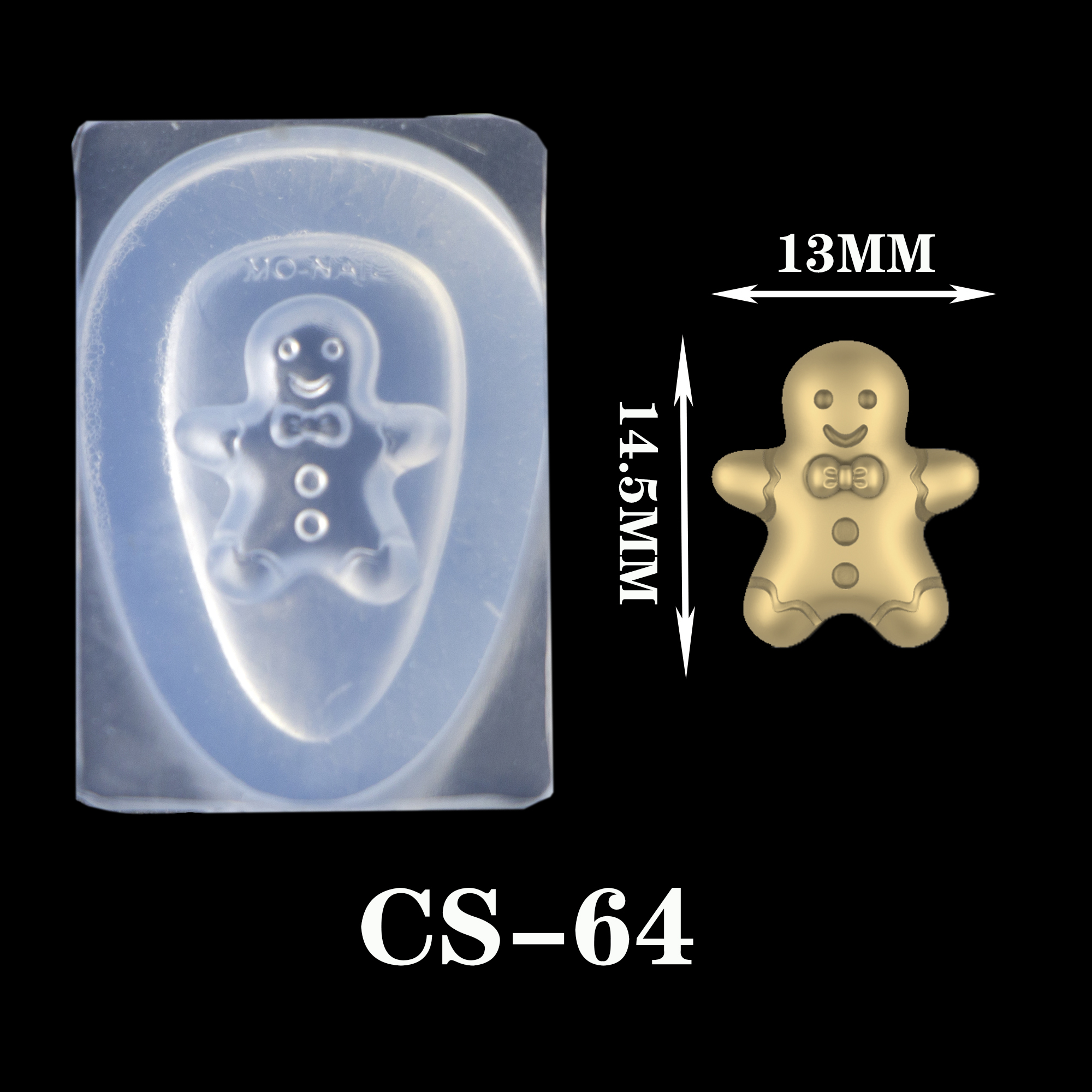 CS43-66立体3D硅胶模具 可爱动漫卡通动物 小熊 雪人小猫粘土补土
