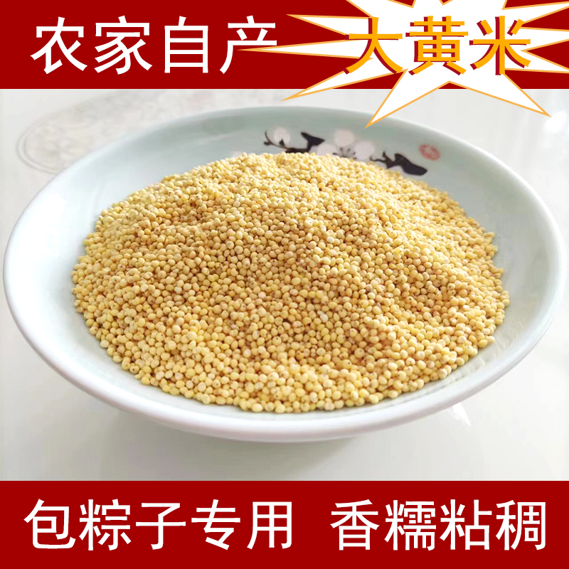 23年新米陕北大黄米糯小米软米包粽子黏米山西粘黄米糜子黍米5斤