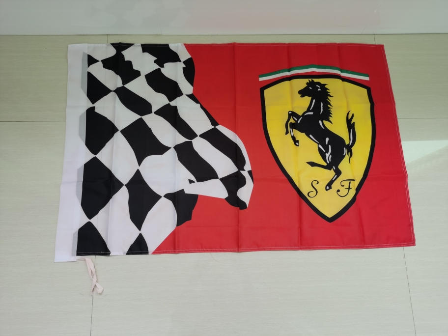 4号5号多款60*90CM f1F1法拉利赛车旗队旗,赛场加油旗子旗帜