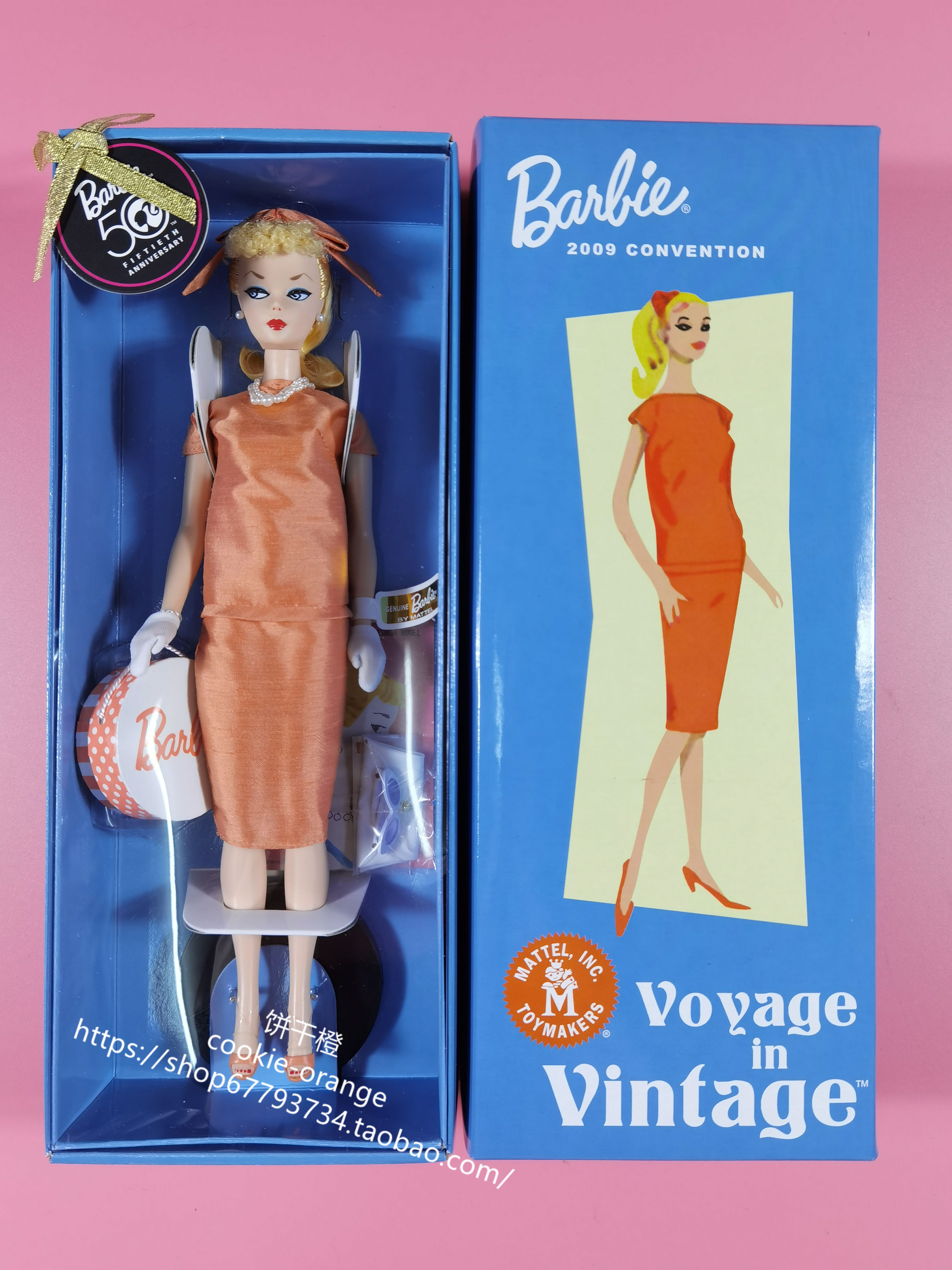 发 Barbie Convention Voyage in Vintage 2009 大会版复刻芭比