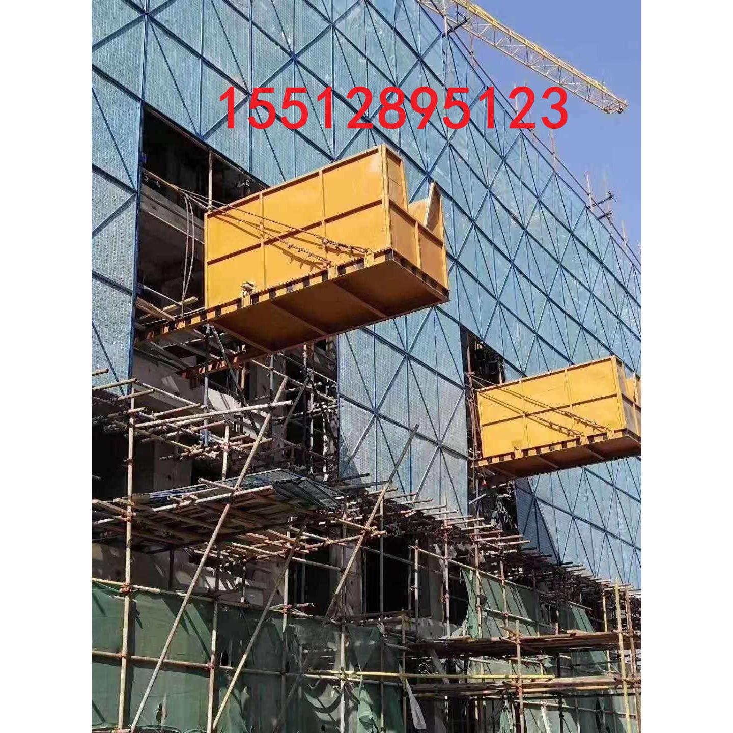 装配式卸料平台建筑工地专用高空作业物料外架平板固定移动式料台