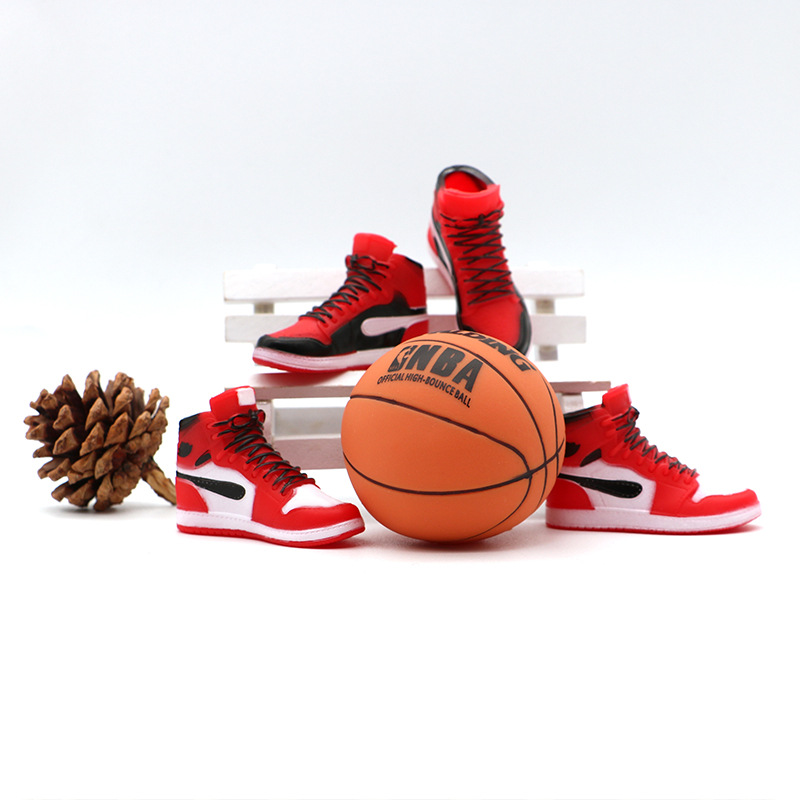 篮球鞋蛋糕摆件 篮球生日烘焙蛋糕场景装饰摆件 篮球烘焙装饰摆件