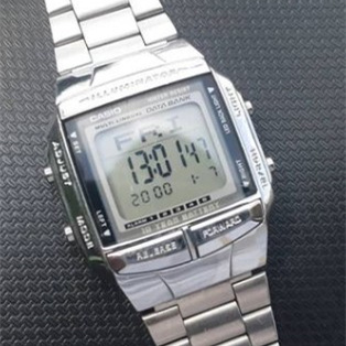 卡西欧(CASIO)手表小方块复古电子男表小银块方表 DB-360-1A