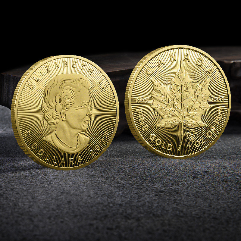 加拿大大枫叶金银币2021-2024枫叶纪念币欧美女皇金币收藏礼品