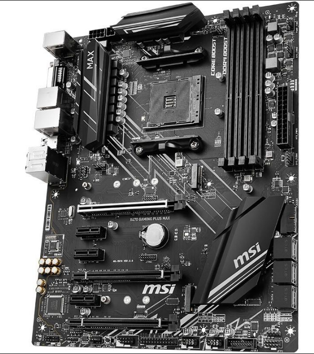 拍前询价:微星X470 GAMING PLUS MAX台式机am4主板AMD R7 5600g