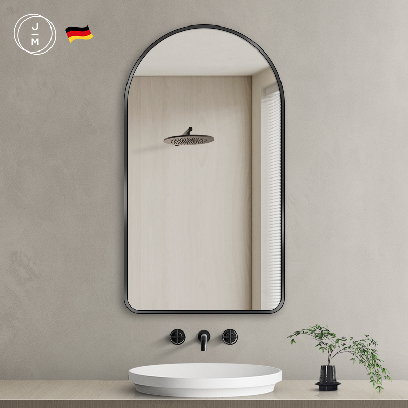 洗漱台卫生间面镜异形镜子挂墙浴室洗澡间专用玻璃镜子定制尺寸
