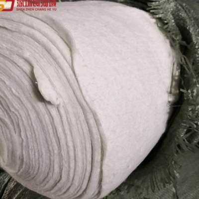 无纺布机织长丝j防渗膜土工布 道路工程白色防水 高强加筋土工布