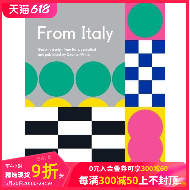 【预售】来自意大利 From Italy 原版英文字体图案标志设计 善本图书