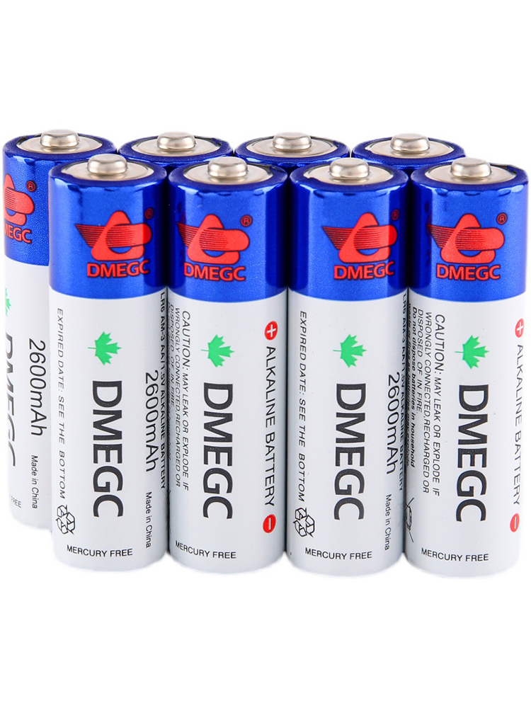 DMEGC5号电池2600毫安专适用小米德施曼凯迪仕指纹智能密码锁电池