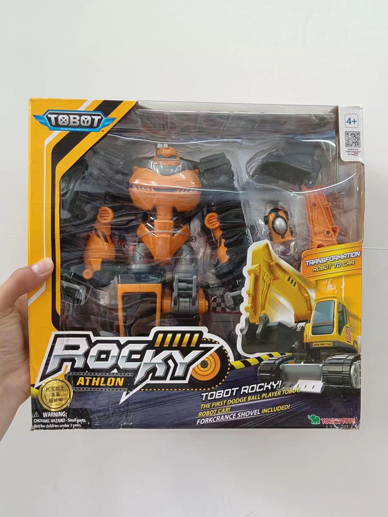 现货包邮 韩版托宝战士 洛基 超能版 301066 商博士变形金刚玩具